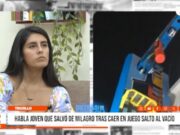 Joven habla de su milagrosa recuperación tras caer del juego “Salto al vacío”