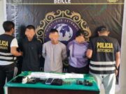 Florencia de Mora: Detienen a tres sujetos por tenencia ilegal de arma de fuego