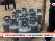 Virú: incautan más de 300 balones de gas presuntamente adulterados