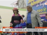Trujillo: canción proselitista sonó antes de acto oficial