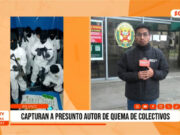 Trujillo: capturan a presunto autor de quema de colectivos
