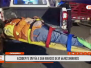 Cajamarca: Accidente múltiple deja 10 heridos en carretera a San Marcos