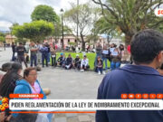Cajamarca: docentes exigen reglamentar ley 32390 en protesta