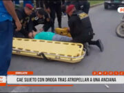 Chiclayo: Motocicleta sin placa atropella a anciana tras persecución