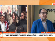 La Libertad: consejero habría cometido infracción a la publicidad estatal