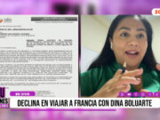 «Decliné en viajar a Francia porque va Dina Boluarte; espero que se ratifique el Acuerdo de Escazú»: Heidy Juárez, congresista de Podemos Perú.