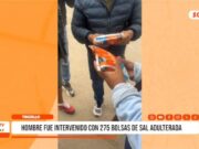 Trujillo: hombre fue detenido con 275 bolsas de sal adulterada