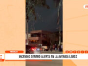 Trujillo: Incendio generó alerta en la avenida Larco