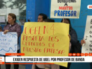 Trujillo: padres de familia exigen respuesta de UGEL por profesor de banda