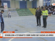 La Libertad: lanzan campaña para sensibilizar a estudiantes sobre el uso ilegal de armas