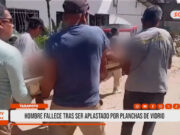 Tarapoto: hombre muere aplastado por planchas de vidrio