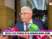 «UCV no debió perder las tesis de María Acuña; Sunedu debe fiscalizar y sancionar»: Héctor Acuña, congresista de Honor y Democracia