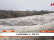 Huanchaco: desborde en El Tablazo destruye 800 metros de vía