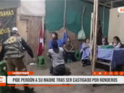 Chiclayo: rondas campesinas corrigen a joven que agredió a su madre