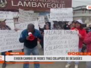 Chiclayo: Vecinos de Cerropón exigen cambio de alcantarillado