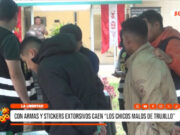 Trujillo: con armas y stickers extorsivos caen «Los Chicos Malos de Trujillo»