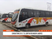 Trujillo: conductores de El Cortijo retoman labores tras paralización por extorsiones