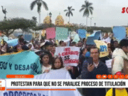 Trujillo: pobladores protestan por derogación de proceso de titulación