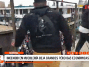 Huacho: Incendio en mueblería genera millonarias pérdidas