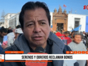 Trujillo: serenos y obreros reclaman bonos