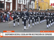 Trujillo: suspenden desfile escolar por negativa de uso de Plaza Mayor