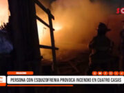 Huacho: incendio arrasa cuatro casas y deja dos familias damnificadas