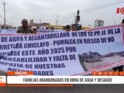 Chiclayo: familias exigen reanudar obra de agua y desagüe