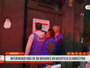 Pimentel: Intervienen discoteca clandestina con 82 menores
