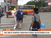 Trujillo: campaña busca respeto para personas con discapacidad y ciclistas