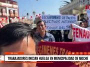 Trujillo: trabajadores inician huelga en Municipalidad de Moche