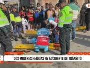La Esperanza: dos jóvenes heridas tras accidente de tránsito