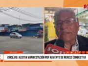 Chiclayo: alistan manifestación por aumento de merced conductiva