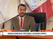 Trujillo: rinden homenaje póstumo a Gerardo Chávez