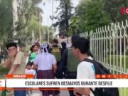 Chiclayo: Desfile escolar deja desmayos y protestas ciudadanas