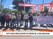 Cajamarca: CGTP acata movilización contra la delincuencia