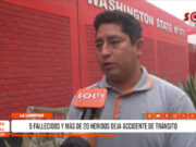 Otuzco: 5 fallecidos y más de 20 heridos luego de accidente de tránsito