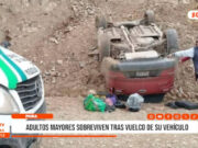 Piura: Adultos mayores salvan la vida tras accidente vial
