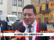 Lima: expresidente del Congreso, Alejandro Soto, pide mensaje presidencial breve y concreto