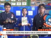 Trujillo: alumnos piden apoyo para viajar a feria de ciencias en Brasil