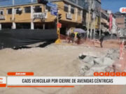 Áncash: caos vehicular por cierre de avenidas céntricas en Huaraz