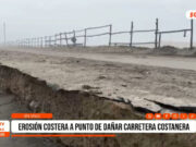 Trujillo: erosión costera amenaza la carretera costanera