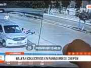 Chepén: delincuente disparó contra colectivos en pleno paradero