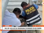 Chimbote: Policía incauta 180 kilos de droga en camión