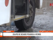 Trujillo: colapso de desagüe inunda calles de El Porvenir