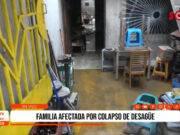 Trujillo: familia afectada por colapso de desagüe