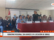 Áncash: Gobierno Regional sin avances en ejecución de obras públicas
