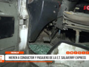 Trujillo: atentado contra micro de E.T. Salaverry deja dos heridos