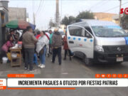 Trujillo: pasajes a Otuzco suben por Fiestas Patrias