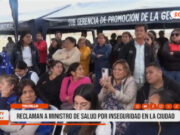 Trujillo: reclaman a ministro de salud por inseguridad durante entrega de terreno