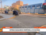 Chiclayo: esperan colocación de rompemuelles en avenida